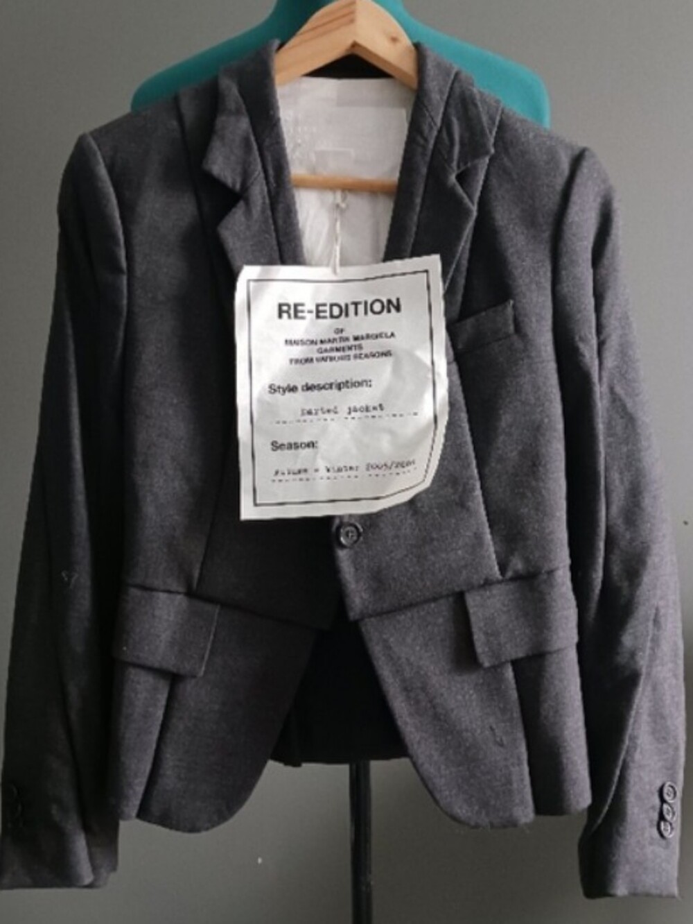 NWT Maison Martin Margiela x H& M Darted Jacket Size 2,Autumm-Winter 2005/2006 - Picture 3 of 11